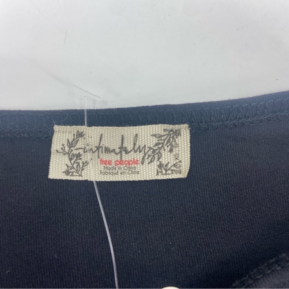 Free People Keep It Going Thong Cutout Bodysuit Black Size XS New with Tag - Picture 13 of 15